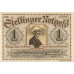 Stellingen Gemeinde, 1x50pf, 1x75pf, 1x1mk, 1x2mk, Set of 4 Notes, 1265.1