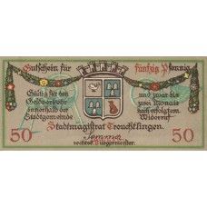 Treuchtlingen Stadt, 1x50pf, Set of 1 Note, T23.1
