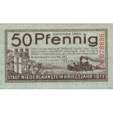 Niederlahnstein Stadt, 1x50pf, Set of 1 Note, N44.2