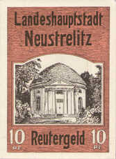 Neustrelitz Stadt, 1x10pf, 1x25pf, 1x50pf, Set of 3 Notes, 969.1