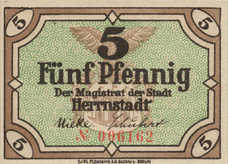 Herrnstadt Stadt, 5 Pfennig, H31.1a