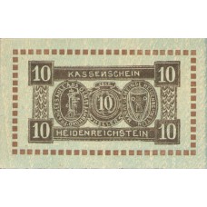 Heidenreichstein N.Ö. Marktgemeinde, 1x10h, 1x20h, 1x50h, Set of 3 Notes, FS 360IIa