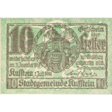Kufstein Tirol Stadtgemeinde, 1x10h, 1x20h, Set of 2 Notes, FS 491e