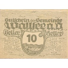 Wallsee N.Ö. Gemeinde, 1x10h, 1x20h, 1x50h, Set of 3 Notes, FS 1137Ie