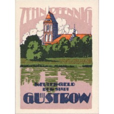 Güstrow Stadt, 1x10pf, 1x25pf, 1x50pf, Set of 3 Notes, 495.1