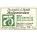 Holzminden Stadt, 1x25pf, 1x50pf, 1x75pf, 4x1mk, Set of 7 Notes, 625.1