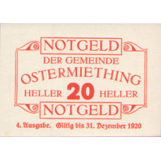 Ostermiething O.Ö. Gemeinde, 1x20h, 1x40h, 1x50h, 1x75h, Set of 4 Notes, FS 713IVe