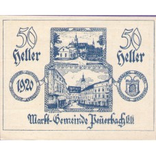 Peuerbach O.Ö. Marktgemeinde, 1x10h, 1x20h, 1x50h, Set of 3 Notes, FS 741IIa