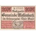 Mellenbach Gemeinde, 1x10pf, 1x20pf, 1x50pf, Set of 3 Notes, 880.1a