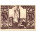 Paderborn Stadt, 1x25pf, 1x50pf, 1x75pf, 1x1mk, 1x2mk, Set of 5 Notes, 1043.5