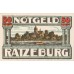 Ratzeburg Stadt, 1x25pf, 1x50pf, Set of 2 Notes, 1101.1