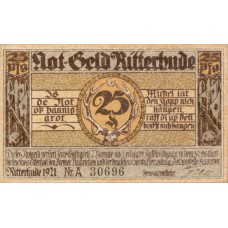 Ritterhude Gemeinde, 1x25pf, 1x50pf, 1x75pf, Set of 3 Notes, 1126.1a